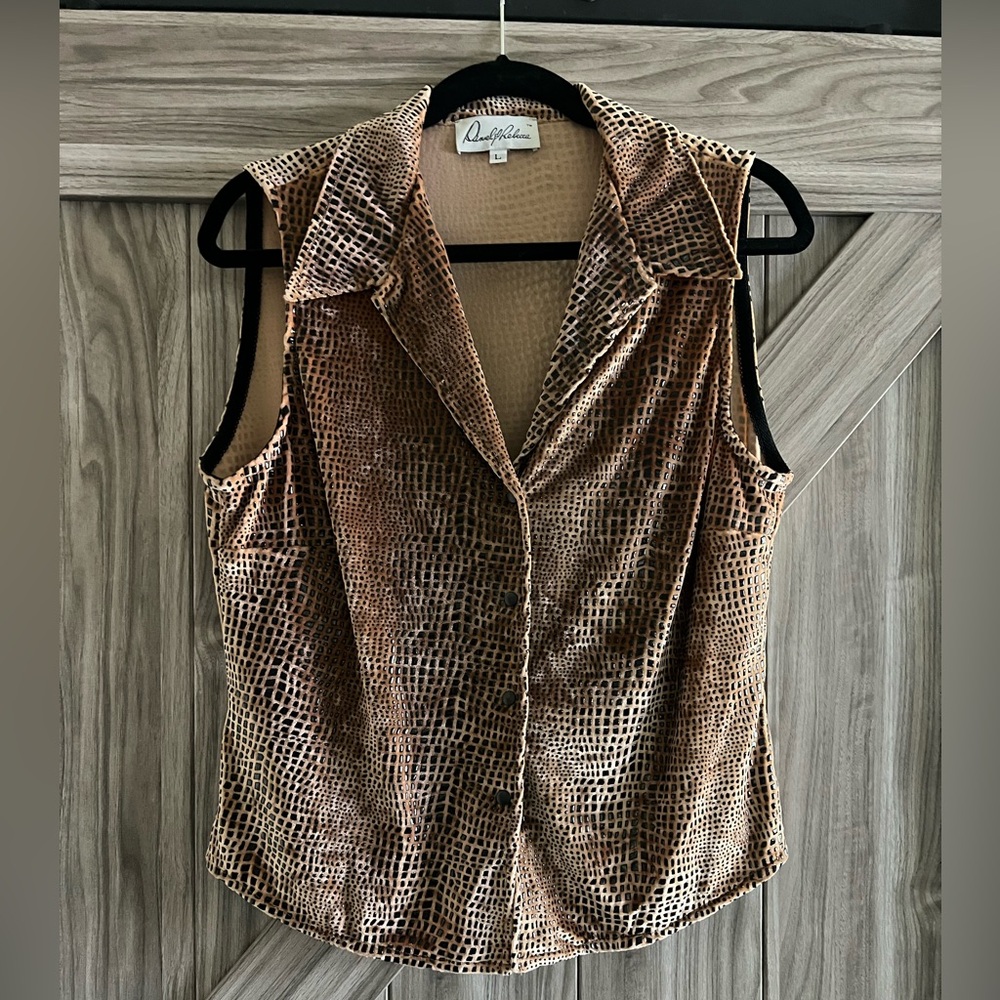 Daniel & Rebecca Vintage Vest/Top
